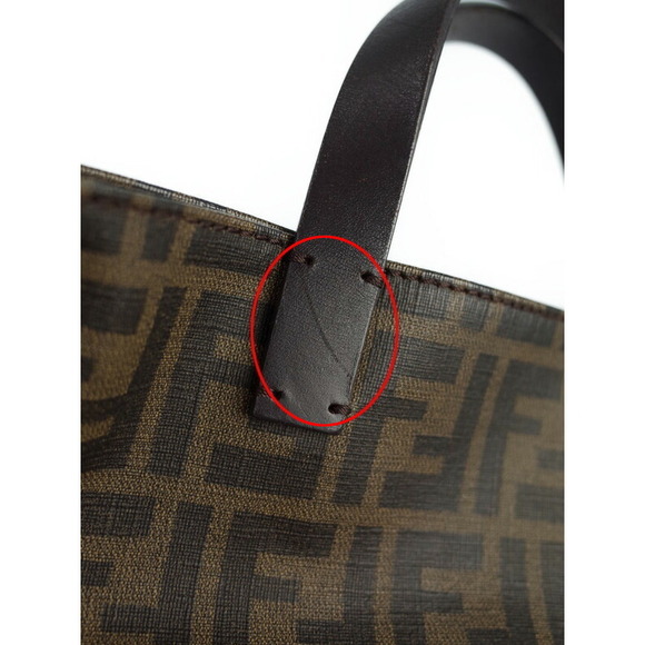 FENDI Zucca Tote Bag Brown - Picture 4 of 9